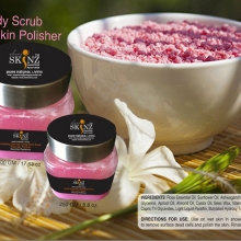 BODY SCRUB - ROSE SKIN POLISHER  - REMOVE DEAD CELLS & POLISH THE SKIN.